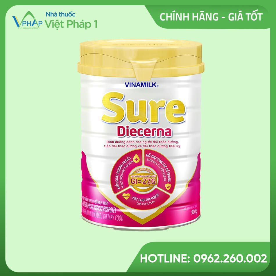 Hộp sữa Sure Diecerna 900g