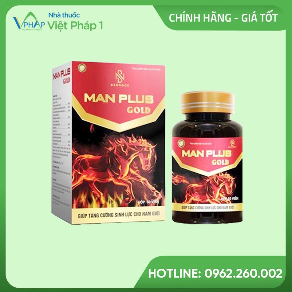 Hộp và lọ Manplus Gold