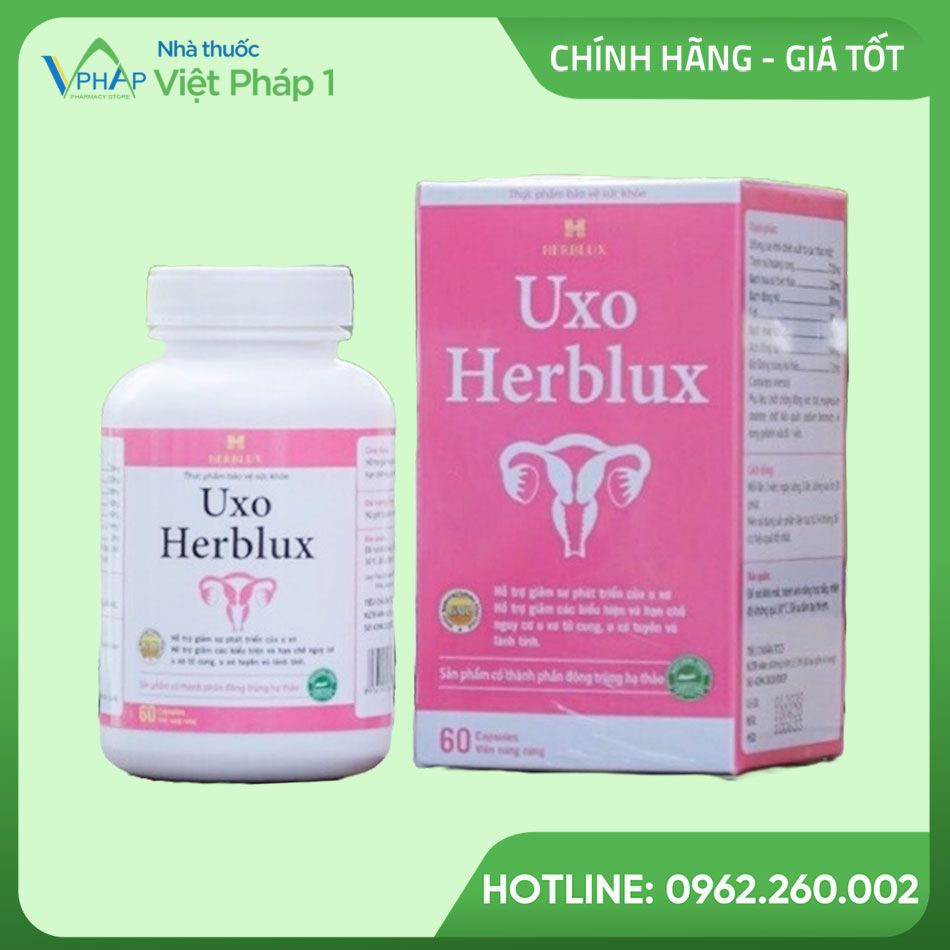 Hộp và lọ Uxo Herblux