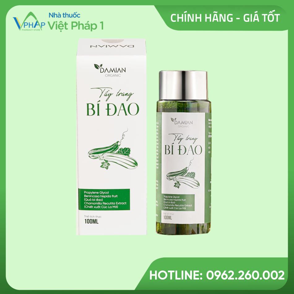 Nước tẩy trang Damian Organic