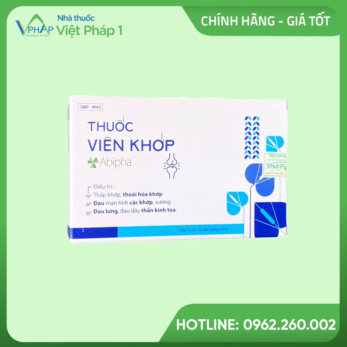 Hình ảnh thuốc Viên khớp Abipha