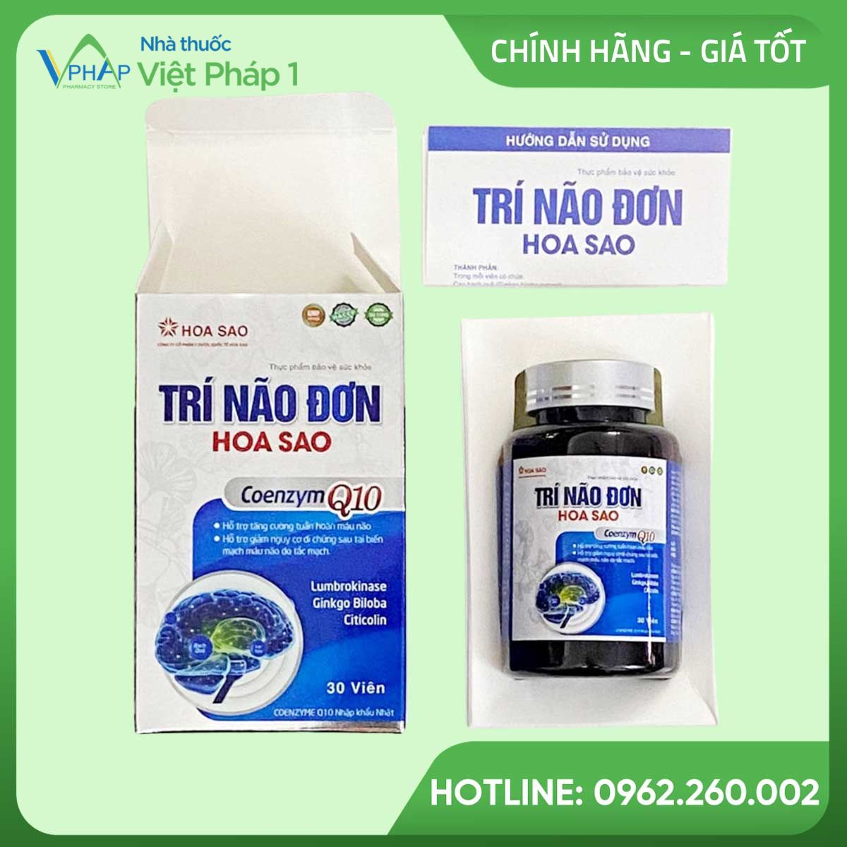 Sản phẩm được bán chính hãng tại Nhà thuốc Việt Pháp 1