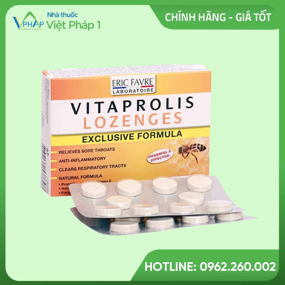 Viên ngậm Vitaprolis Lozenges