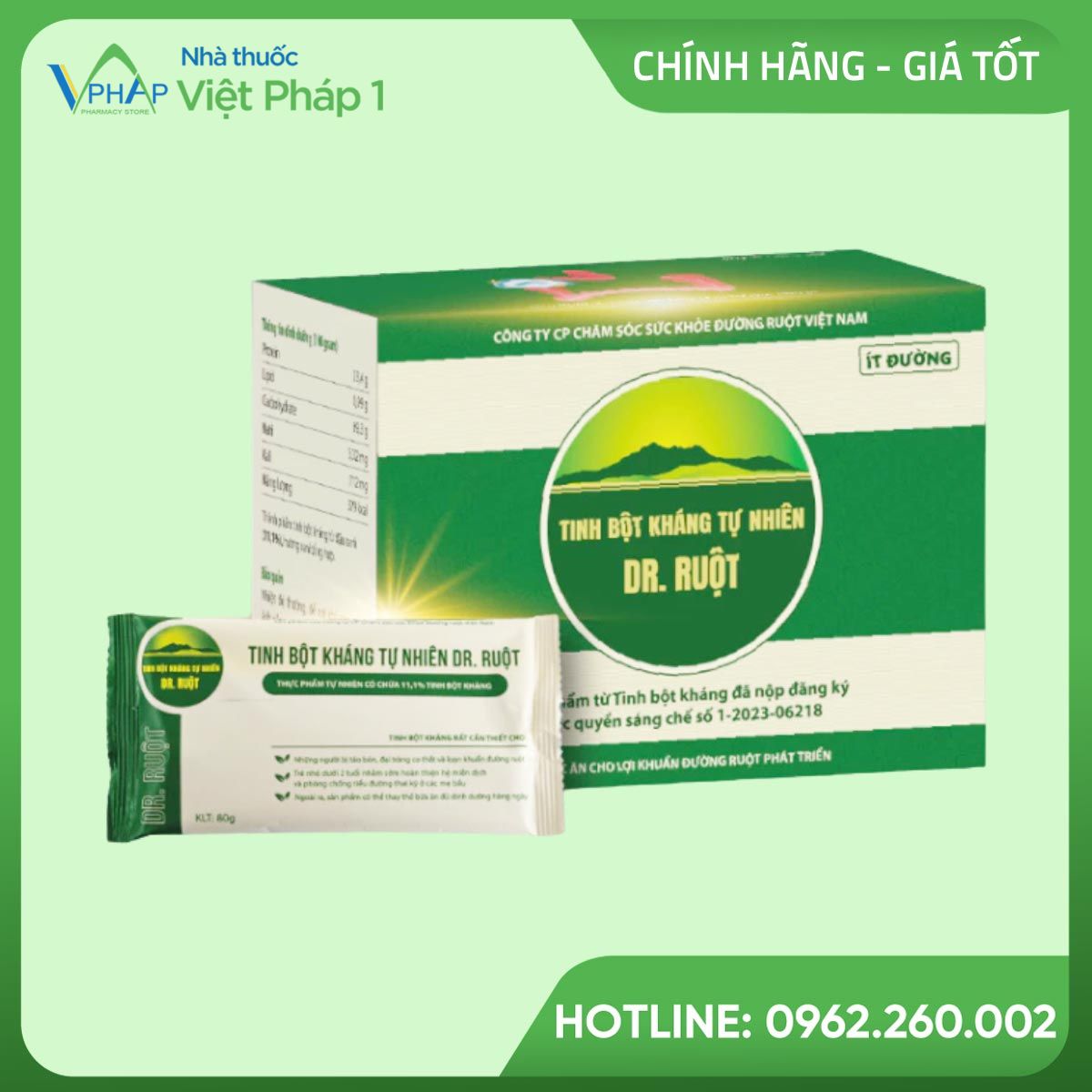 Sản phẩm được bán chính hãng tại Nhà thuốc Việt Pháp 1