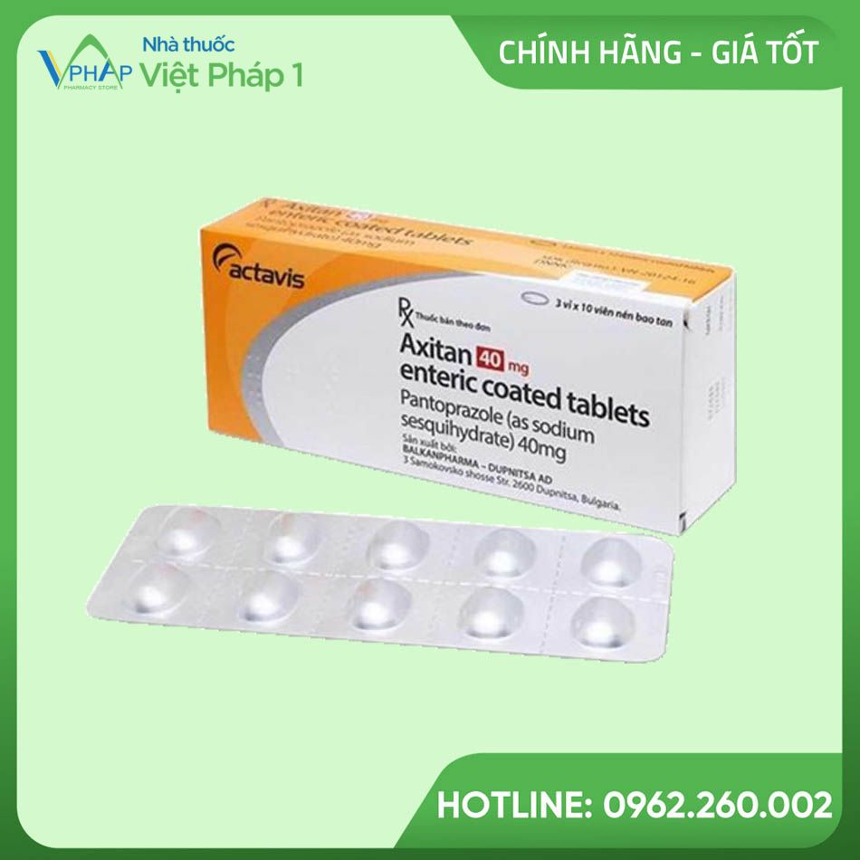 Hình ảnh thuốc Axitan điều trị trào ngược dạ dày