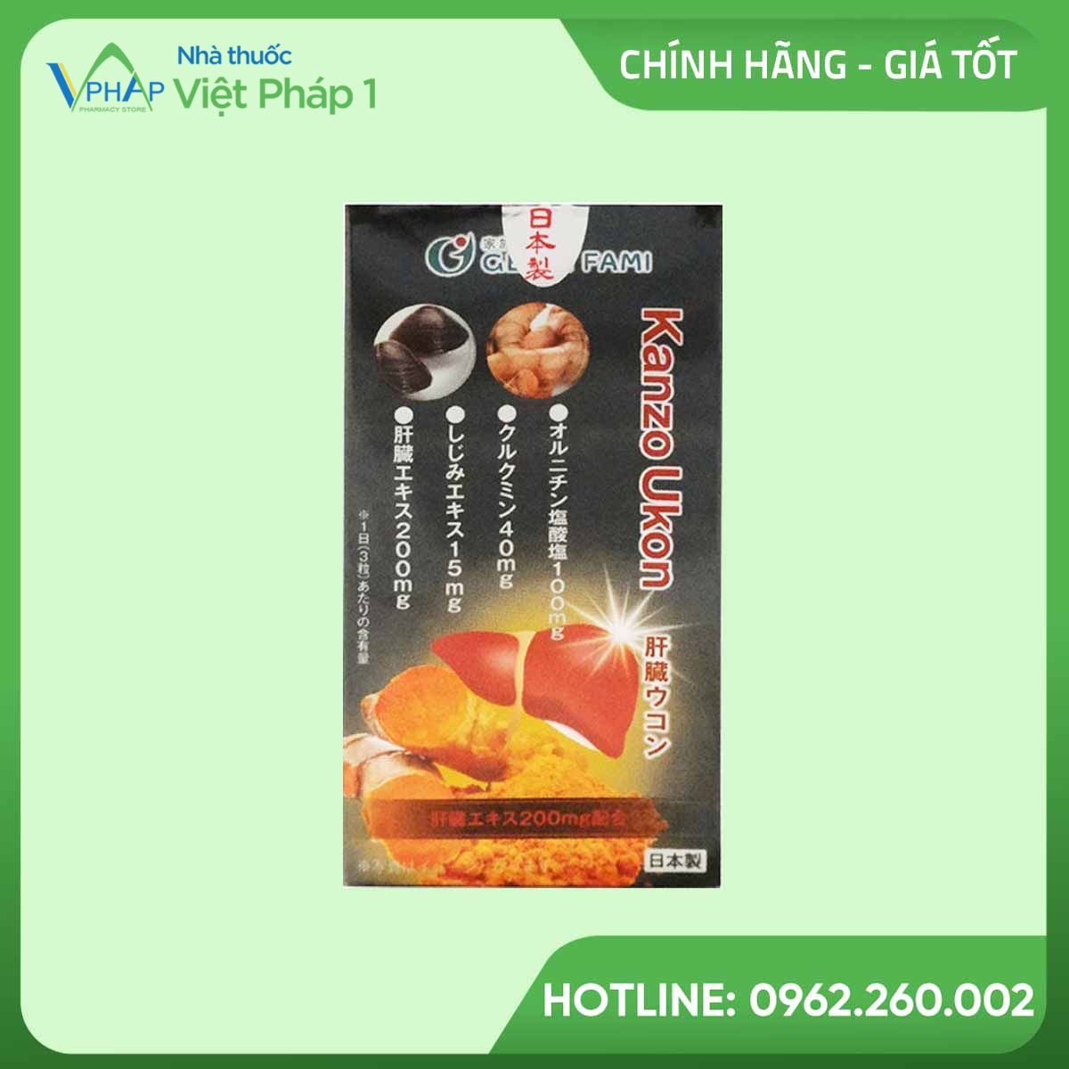 Sản phẩm với các thành phần từ tự nhiên