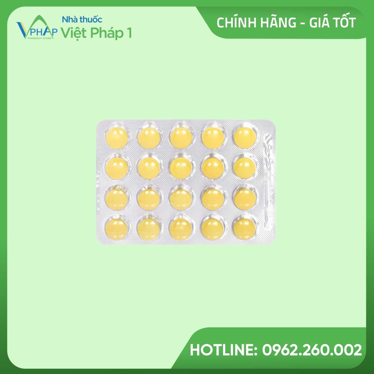 Vỉ 20 viên