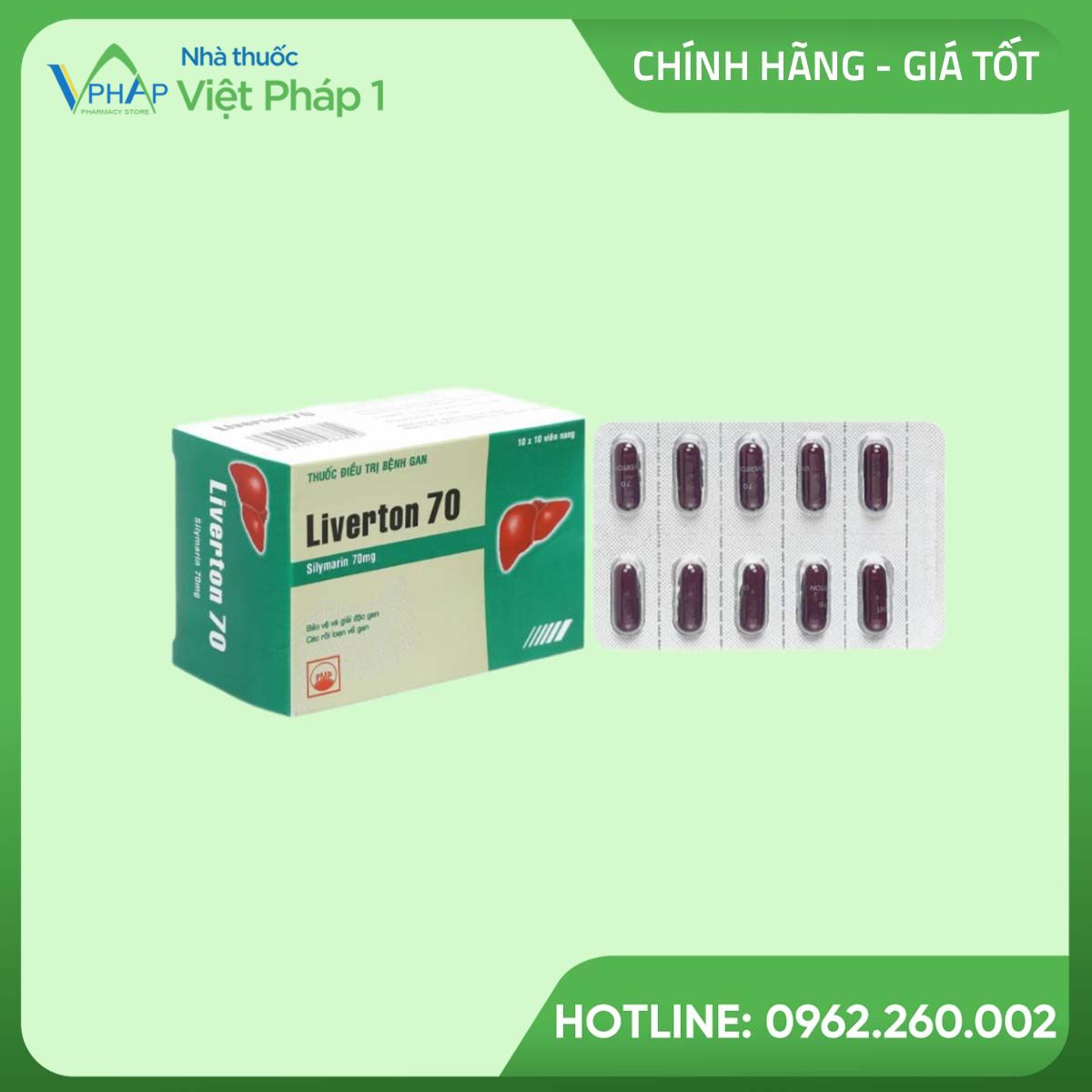 Thuốc được phân phối chính hãng tại nhà thuốc Việt Pháp 1