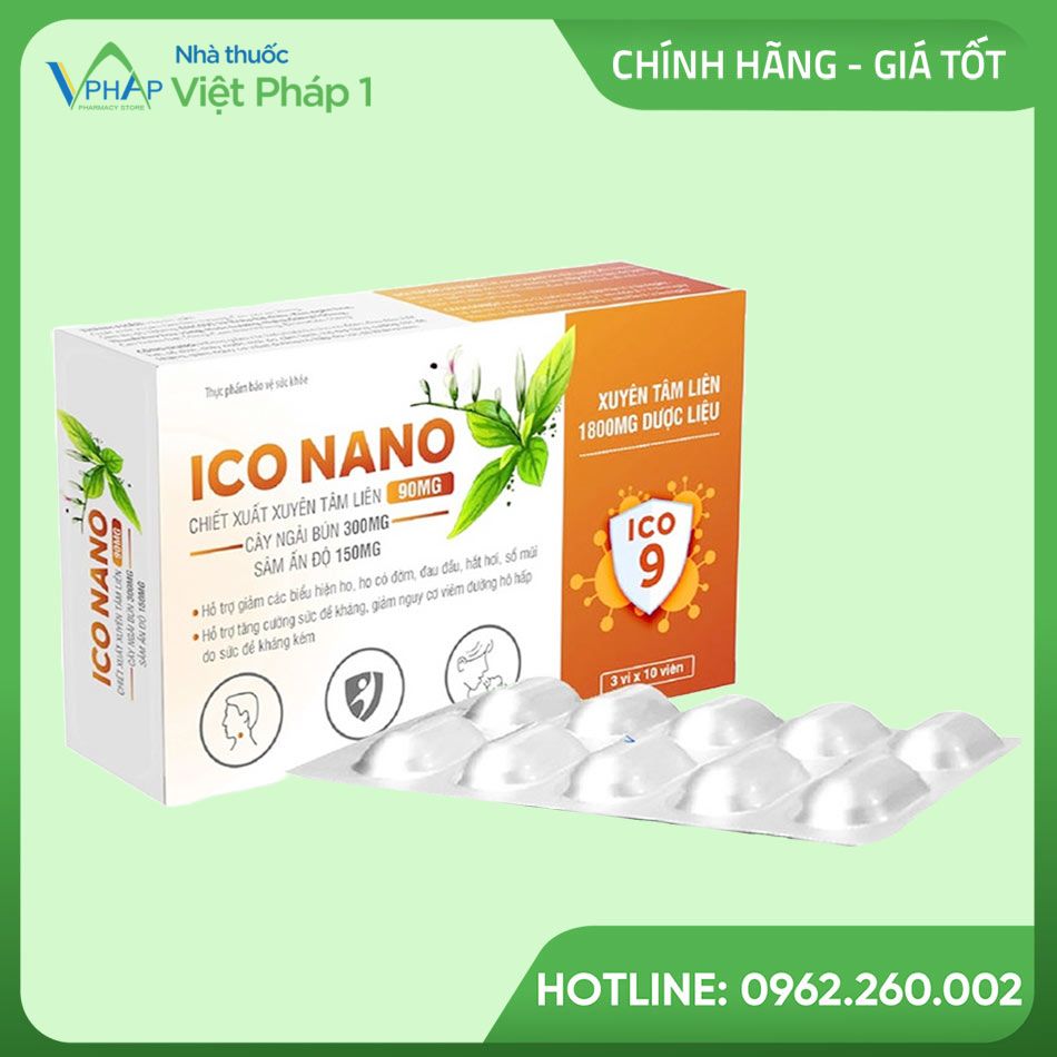 Hộp và vỉ Ico Nano