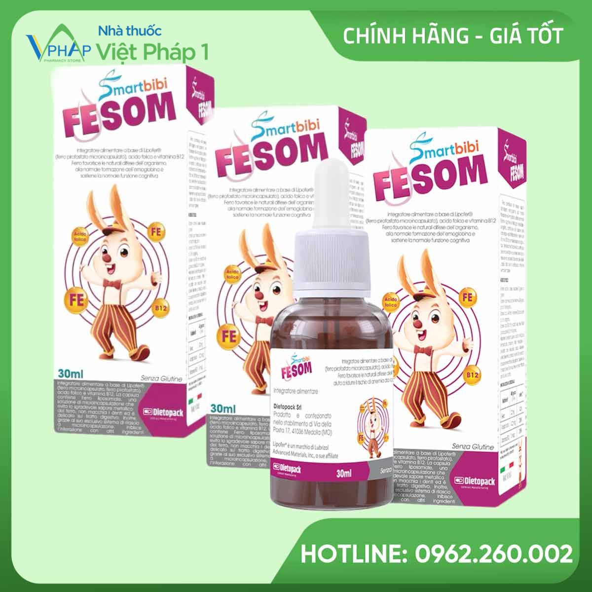 Smartbibi Fesom an toàn cho trẻ nhỏ và phụ nữ mang thai