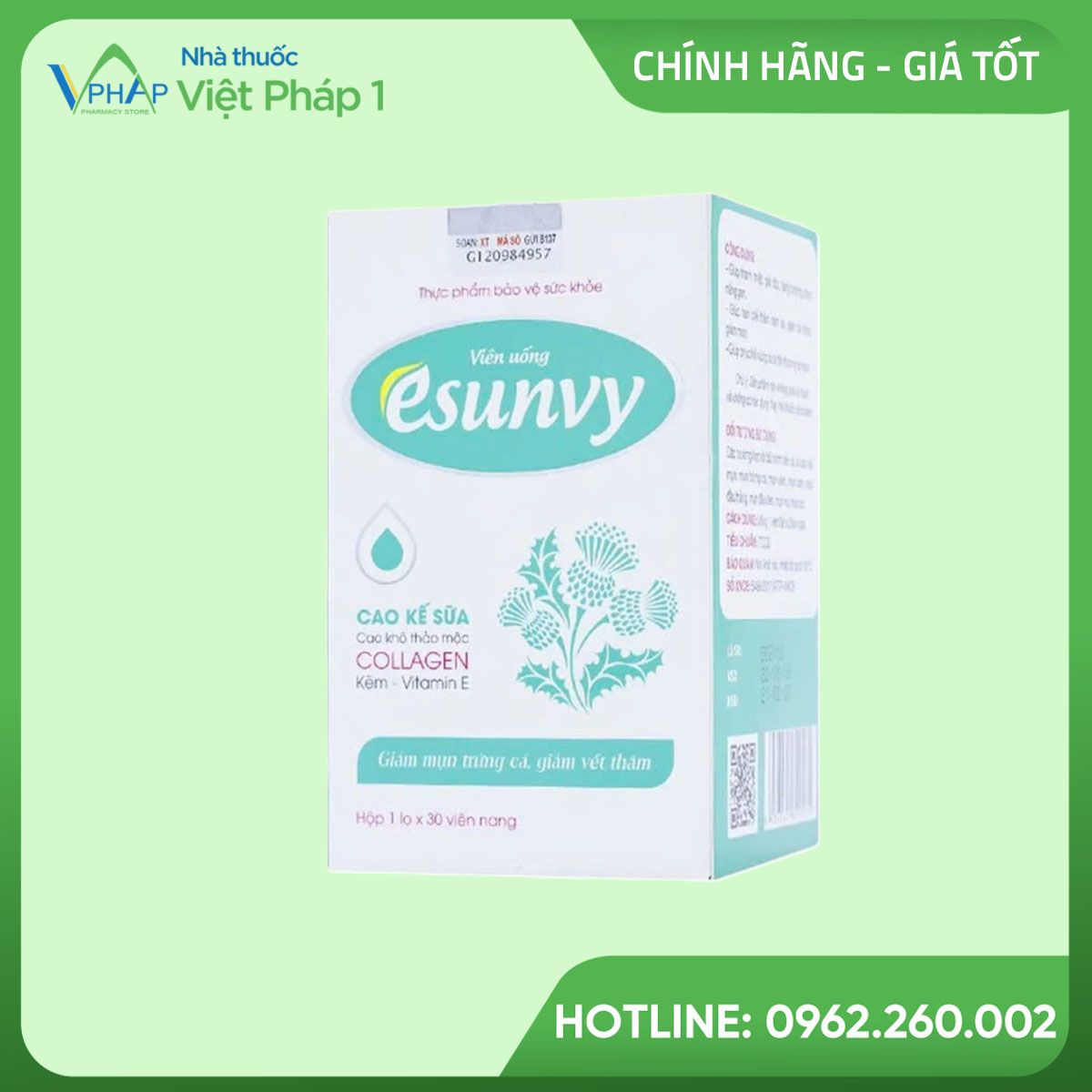 Hỗ trợ điều trị các loại mụn trứng cá