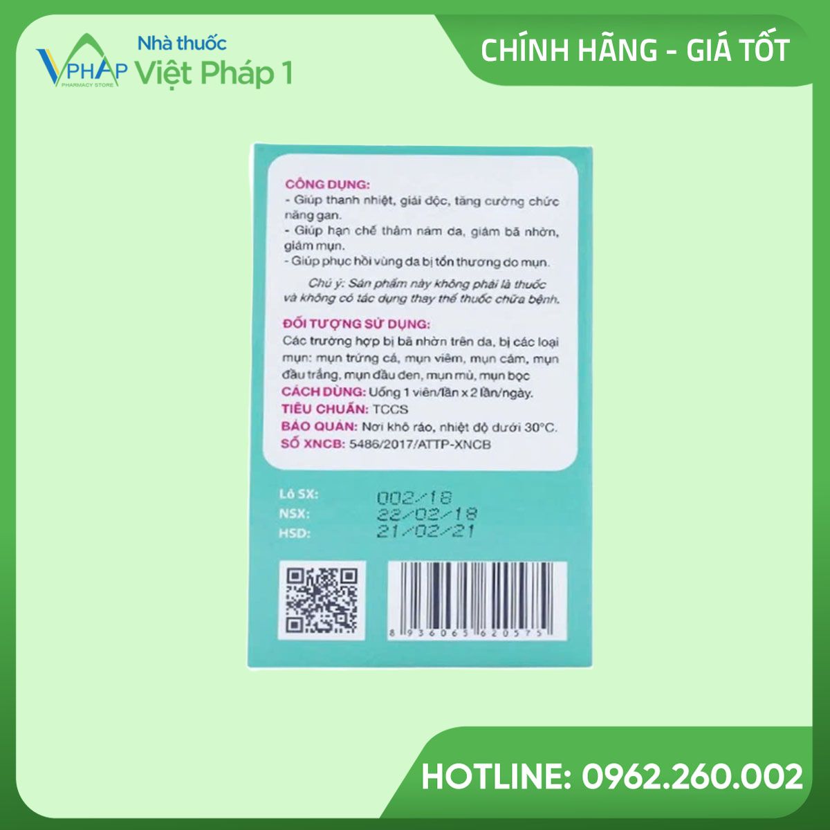 Giúp thanh nhiệt, giải độc và hỗ trợ tăng cường chức năng của gan