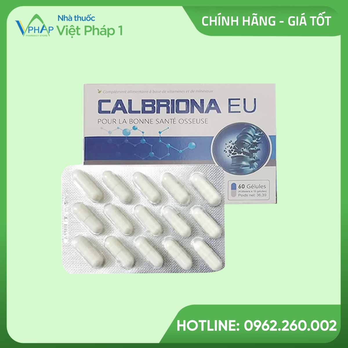 Hộp 4 vỉ x 15 viên