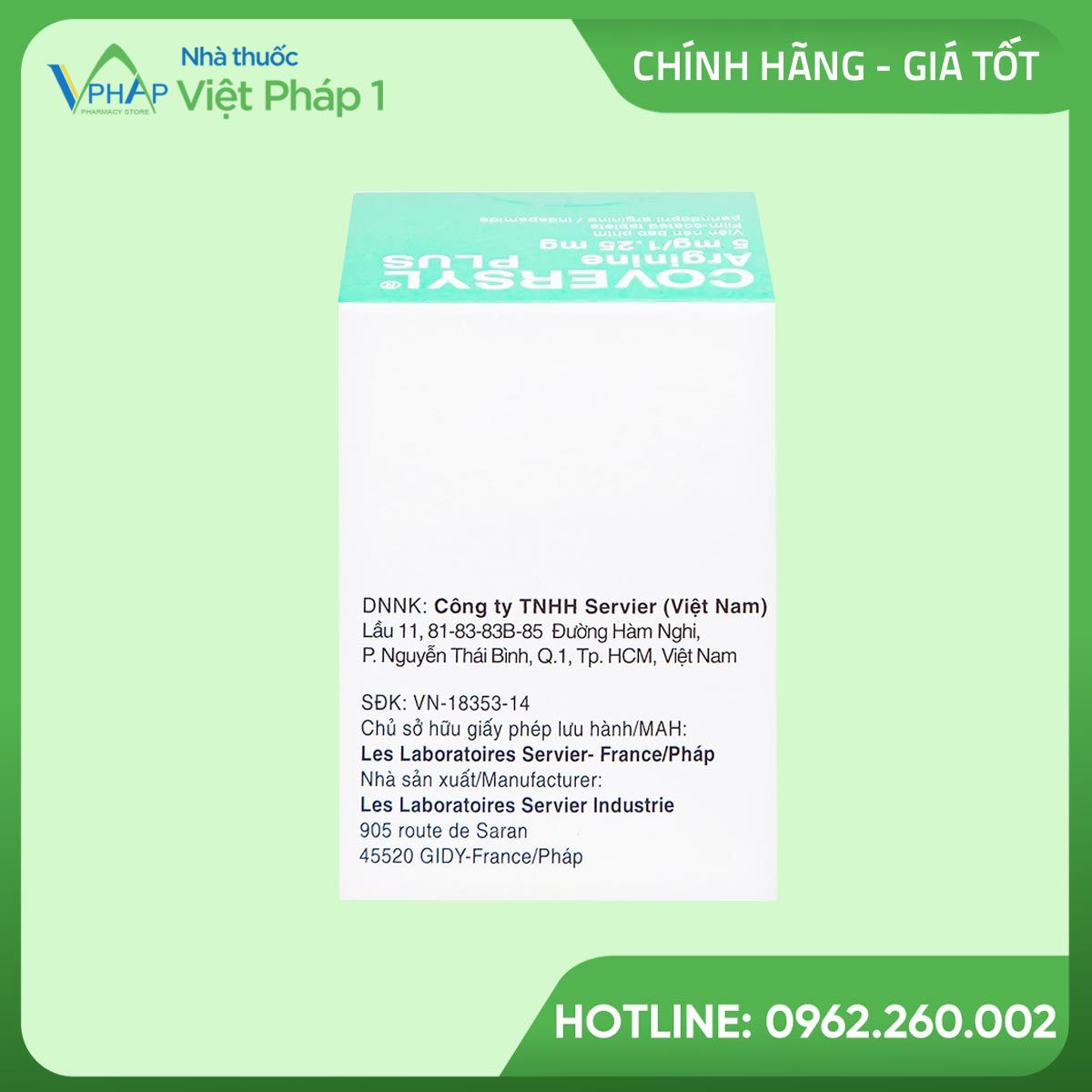 Coversyl Plus 5mg/1.25mg giá bao nhiêu? Là thuốc gì? Khác Coversyl như ...