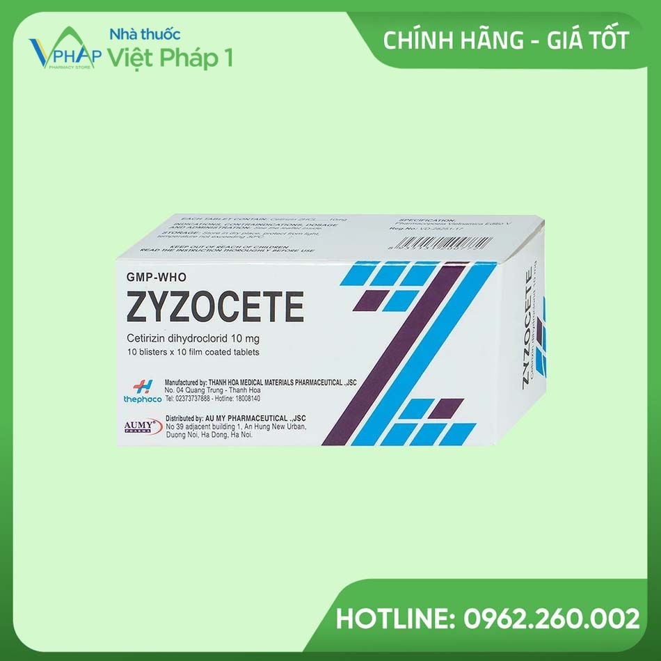 hình ảnh thuốc Zyzocete