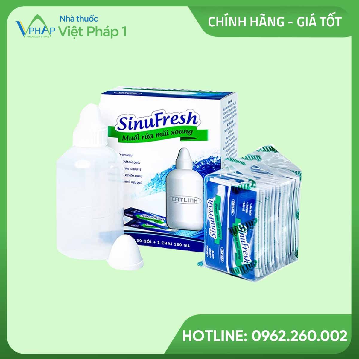 Muối rửa mũi Sinufresh