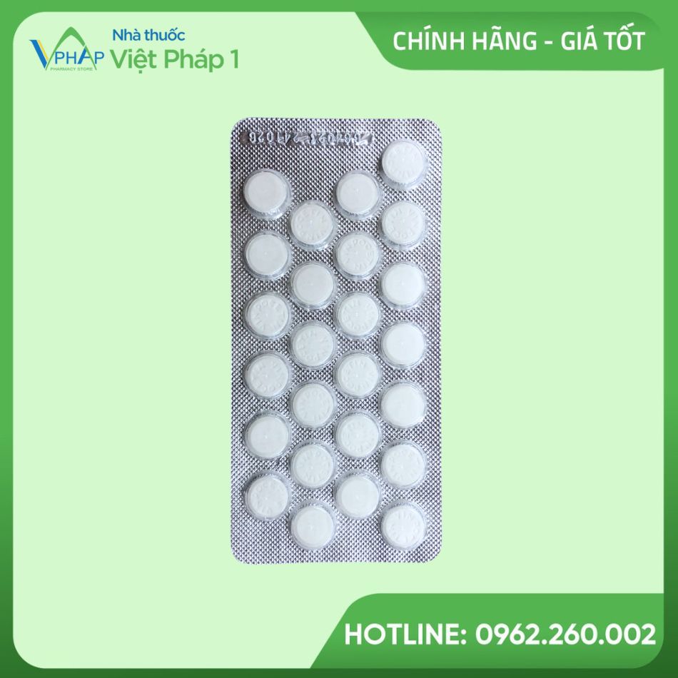 Vỉ thuốc Vinpocetin 5mg