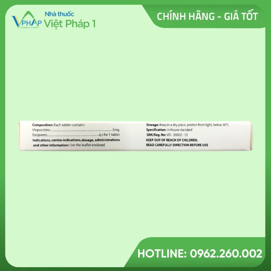 Một số thông tin trên vỏ hộp