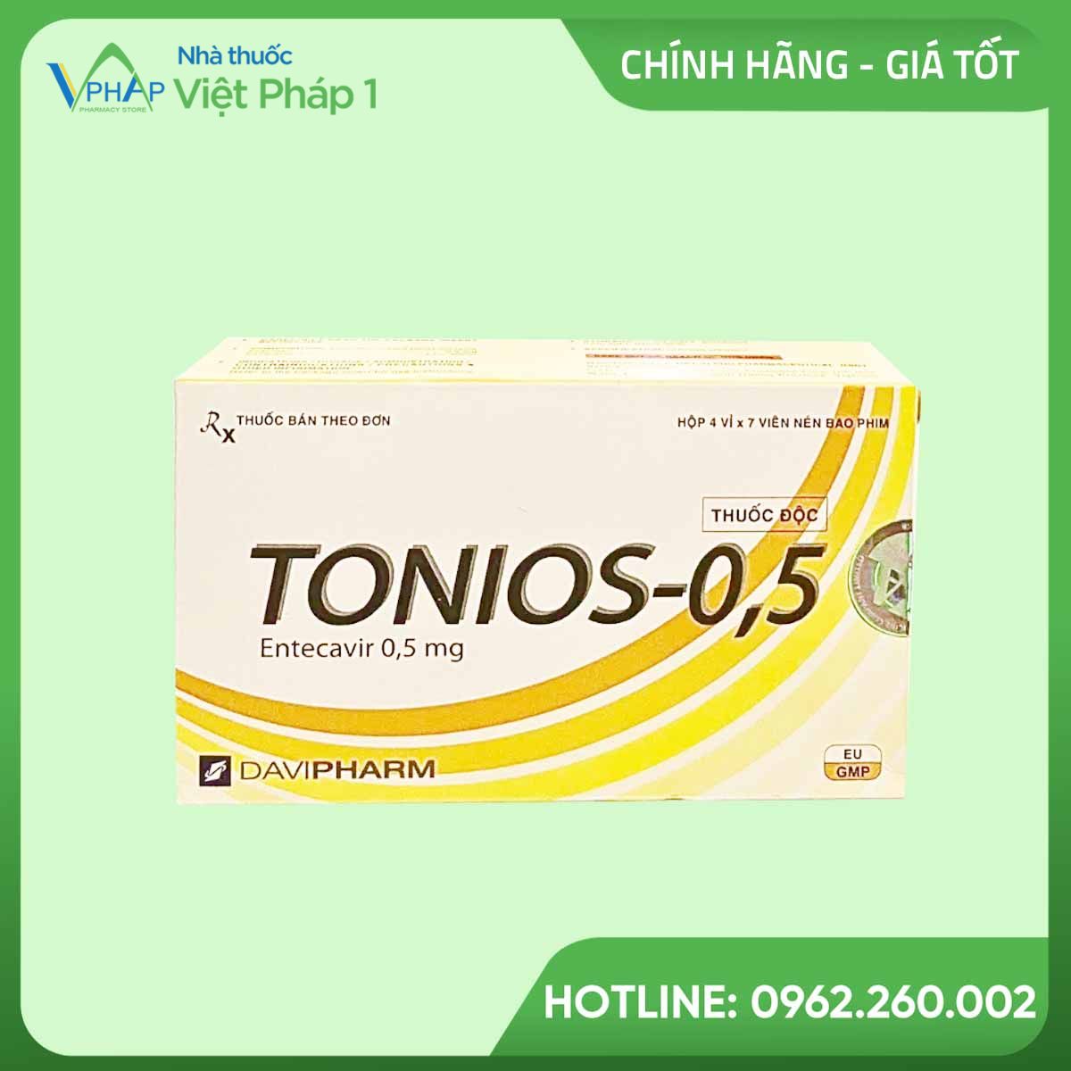 Thuốc Tonios-0.5