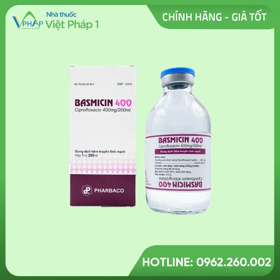 Hình ảnh thuốc Basmicin 400