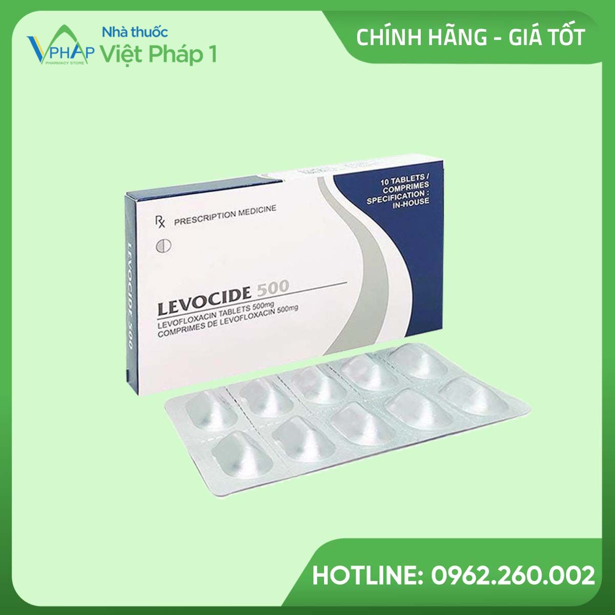 Thuốc Levocide 500