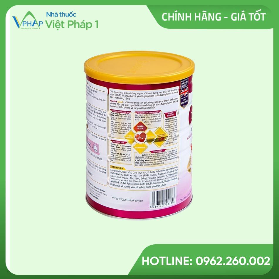 Công dụng sữa Gluvita Gold
