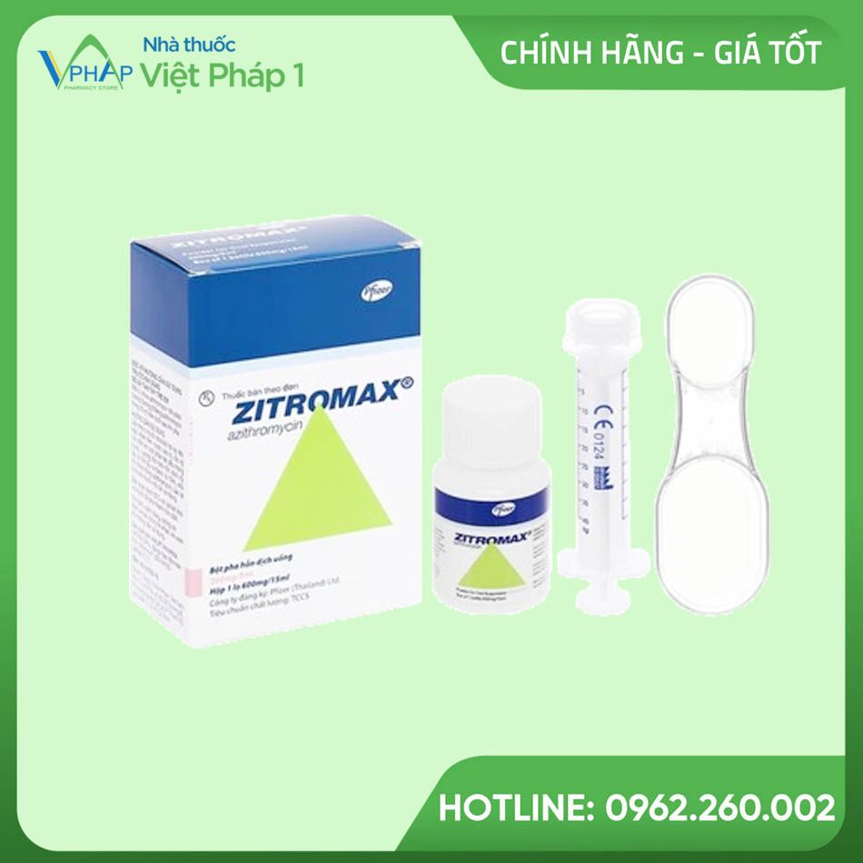 Hình ảnh thuốc Zithromax 200mg/5ml