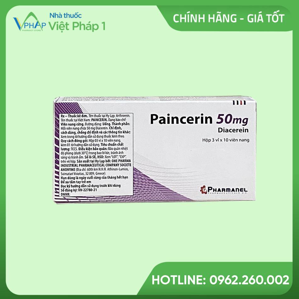 Hộp Paincerin 50mg