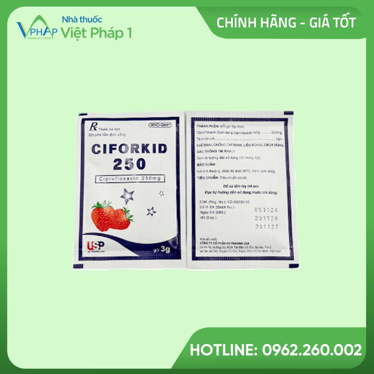 Gói bột pha uống