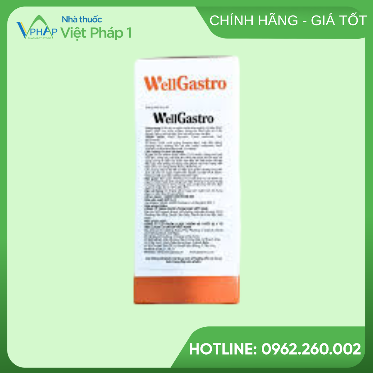 Thông tin sản phẩm Wellgastro 170