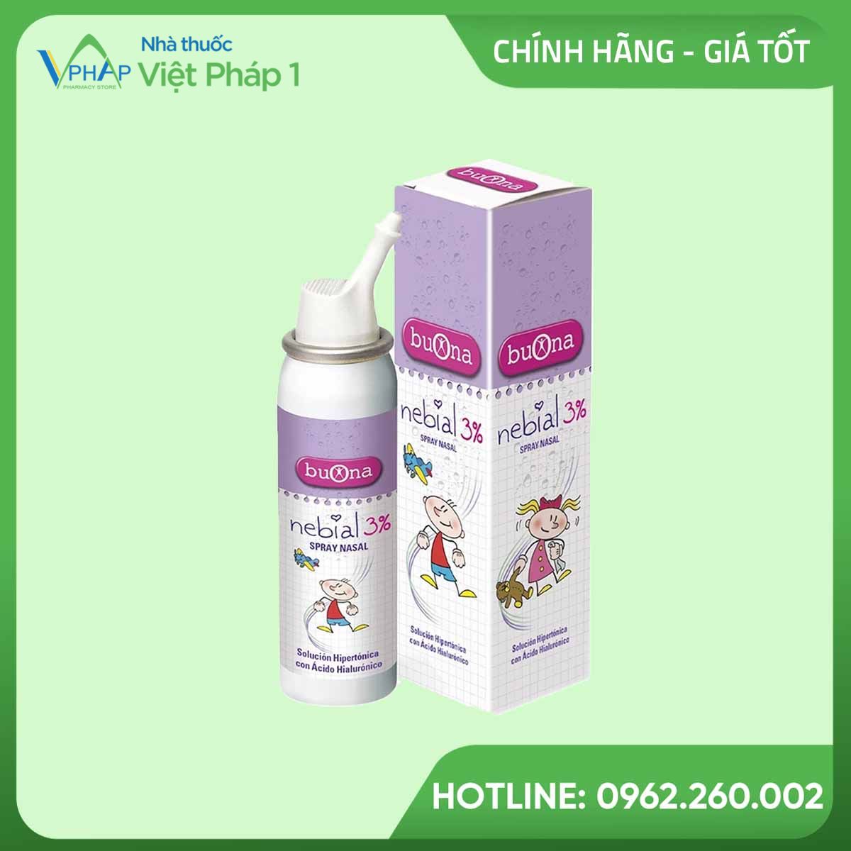 Xịt mũi Nebial