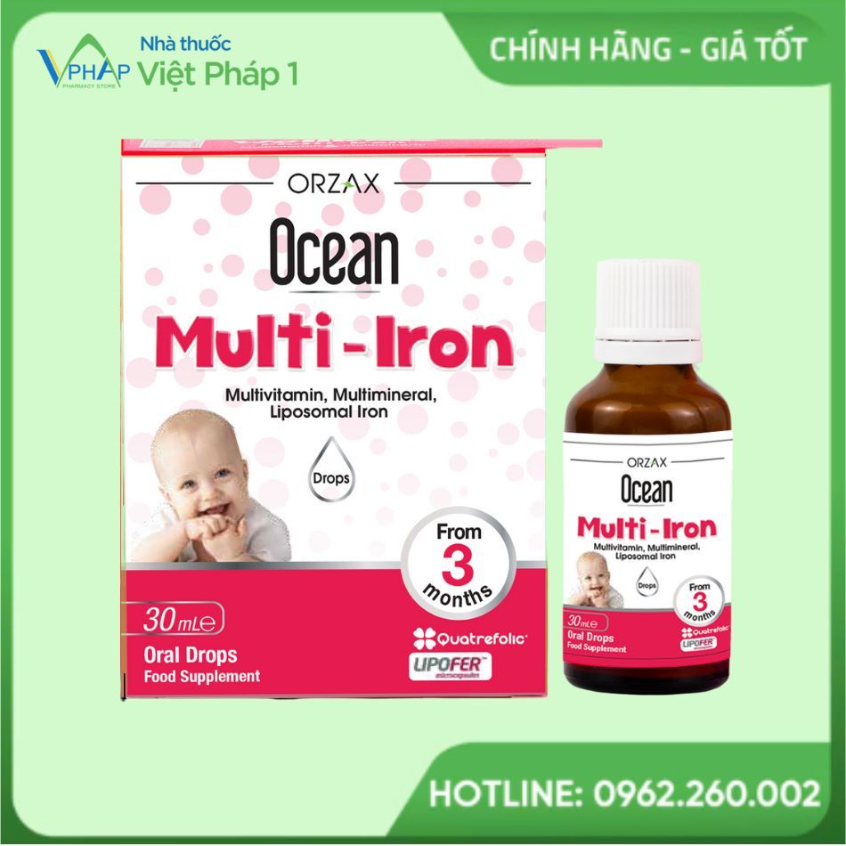 Thực phẩm bảo vệ sức khỏe: OCEAN MULTI-IRON