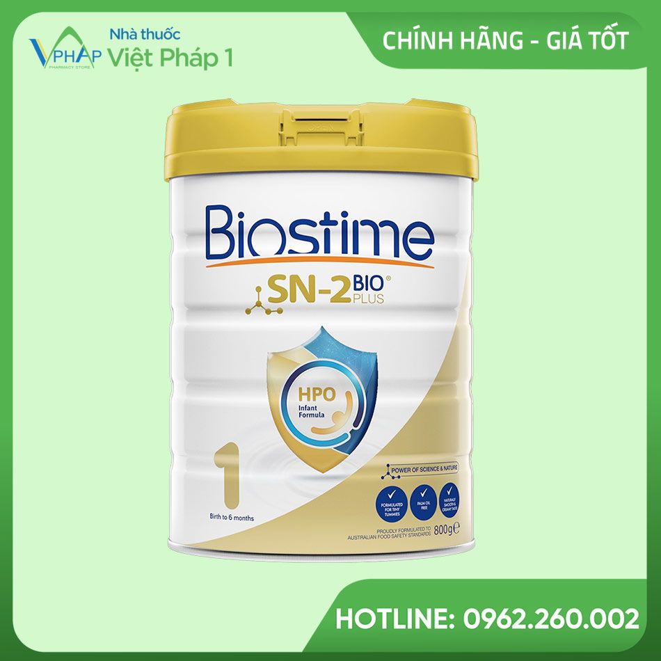 Sữa bò Biostime SN-2 Bio plus HPO có tốt không? Giá bao nhiêu?