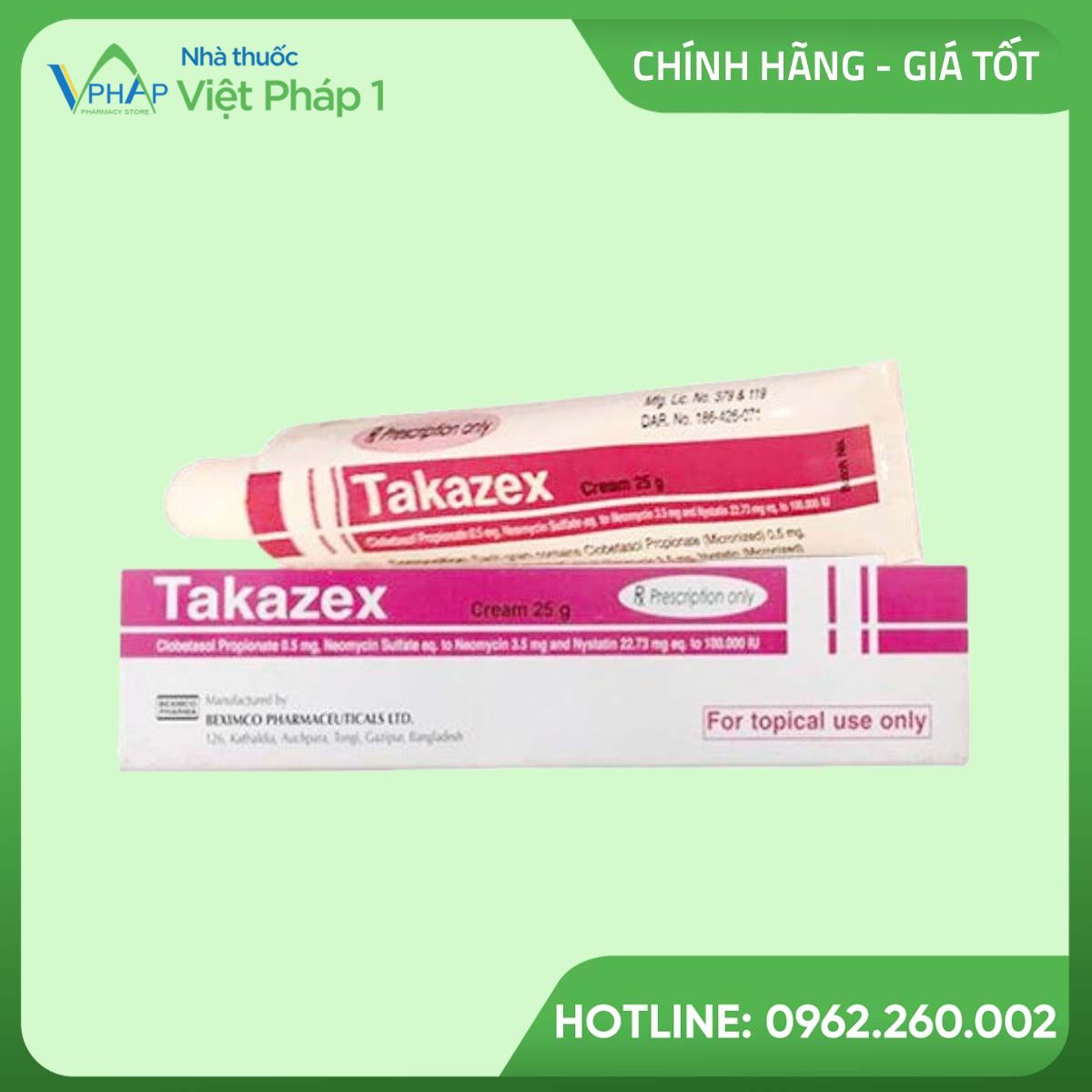 Thuốc Takazex