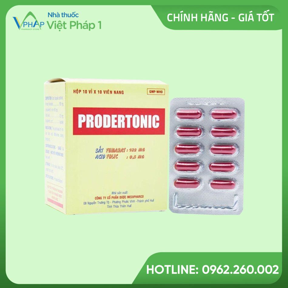 Hình ảnh thuốc Prodertonic