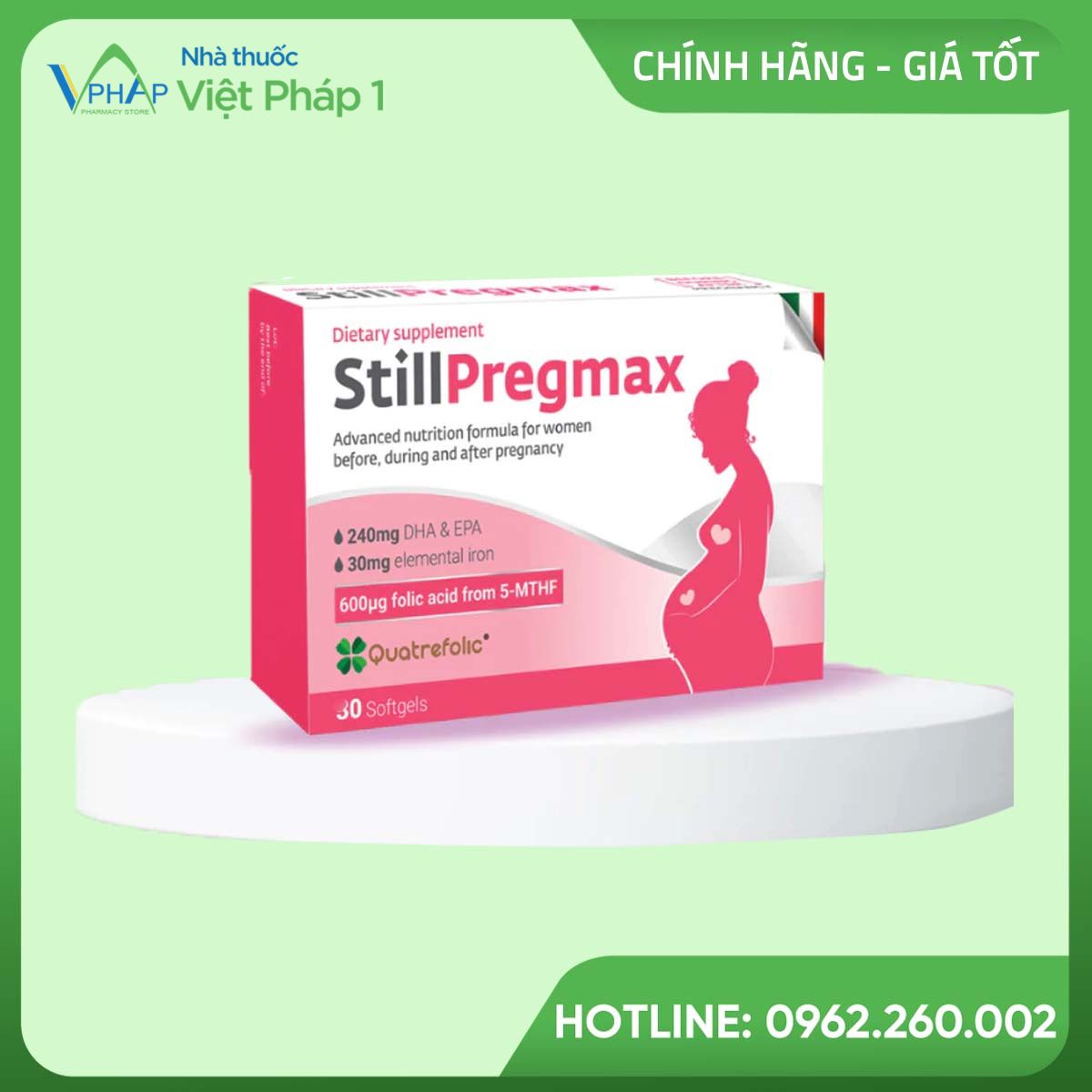 TPBVSK bổ sung vitamin và khoáng chất cho bà bầu